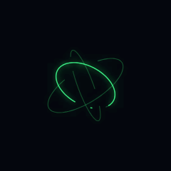 Plate 123, Borromean Rings: a still of the link / brunnian triple plate as the atlas renders it, in the curves accent.