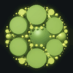 Plate 153, Bowl of Integers: a still of the lattices plate as the atlas renders it, in the lattices accent.
