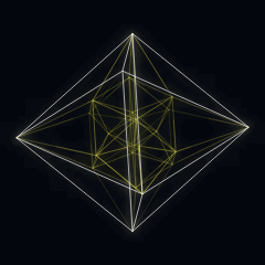 Plate 139, Schlegel Diagram: a still of the projection / four-polytope plate as the atlas renders it, in the lattices accent.