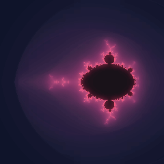 Plate 150, Tetrabrot: a still of the escape time / bicomplex slice plate as the atlas renders it, in the fractals accent.
